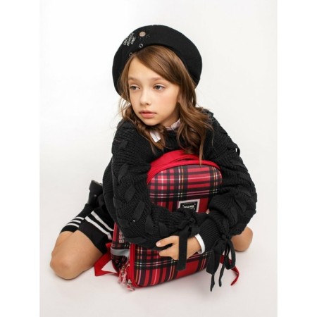 Свитер для девочки Amarobaby Knit Wear, рост 146 см, цвет чёрный-10