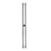 Terminus duo electric heated towel rail "Circle", 1400x114 mm, chrome