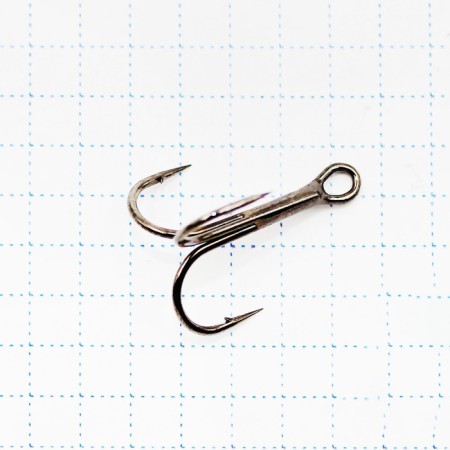 The hook KOI Round Treble, size 4 Int, BN color, tee, 10 pcs.