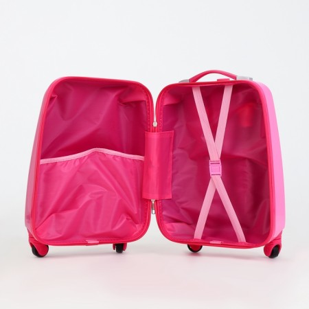 Small suitcase 18 "on a zipper, pink color-7