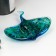 Souvenir glass "Bright slope" under Murano glass 4.4x17x15.5 cm