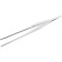 Antimagnetic bison tweezers, professional, straight, precision, 250 mm