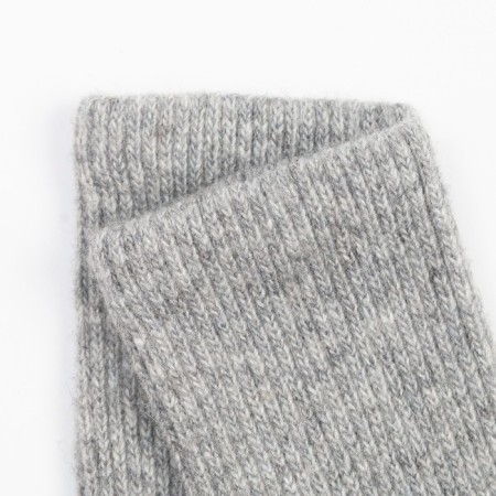 Women's socks from Mongolian wool, gray color, size 23 (34-36)-2