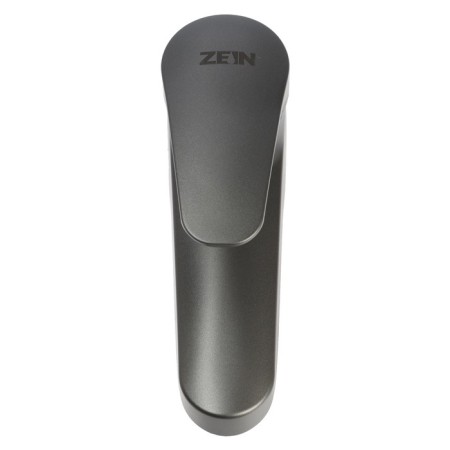 Zein Z3656 sink mixer, single-leaf, pour height 9 cm, ABS plastic, graphite-1