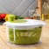 Vegetable Greek Universal Fresh Cook, 7 nozzles, white/green color