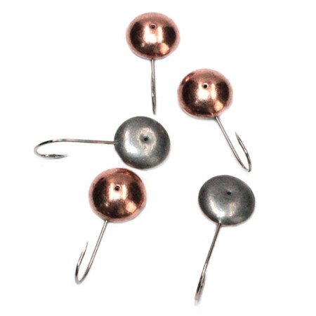 Mormyshka soldering yaman sphere, weight 1.28 g, copper, packaging 5 pcs.