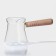 Glass Turkish "Arabica", 300 ml, 18.5 × 9 × 10 cm, wooden handle