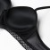 Women's bra, black/white peas, size 75b
