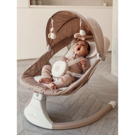 Electric shackles Children's Amarobaby Lucky Swing, beige color-19