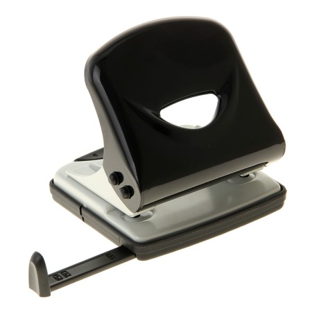 Erichkrause U35 hole punch, up to 35 sheets, puncture diameter 6 mm, distance between punctures 80 mm, black