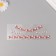 Sticker Plastic Rhocker "Choker from Stars" Red 11.6x18 cm