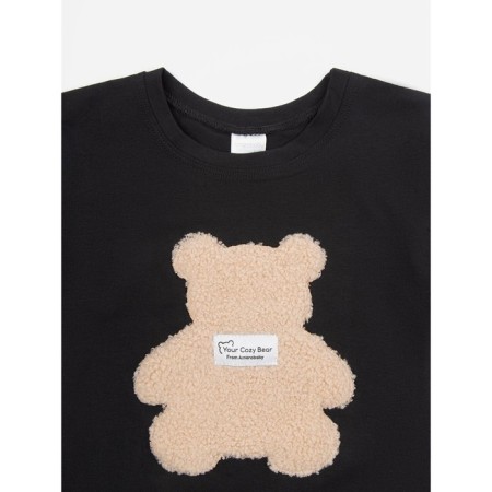 T -shirt Children's Amarobaby Bear, height 128 cm, black color-10