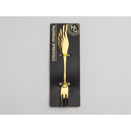 Desser for stainless steel Magistro Wings, length 14 cm, gold color-3