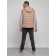 Warmed male vest, size 48, color light brown