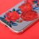 IPhone 7 phone case with a mirror effect "Rose", 6.5 × 14 cm