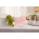 Glass salad "Orion", 600 ml, d = 17 cm, pearl color