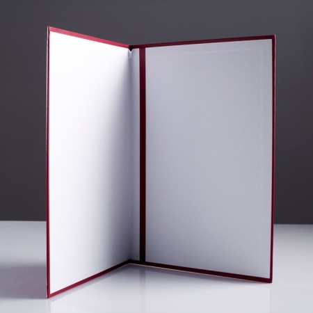 Address folder "for the signature" Bumvinyl, soft, burgundy, a4-1