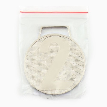 Prize medal 004 diam 5 cm. 2 place. Color ser. Without a tape-5