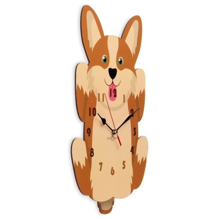 Watch Wall children's "Corgi", silent, with a pendulum, 24 x 39 cm, aa-2