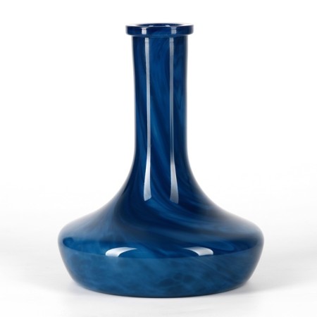 Rino hooking flask, h-26cm, blue alabaster