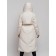 Coat insulated winter female, size 42, light-beige color