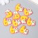 Decor for creativity "Number 6 with an animal" set 10 pcs 1.9x2.1 cm