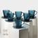 Tea glass set "Idell", 12 items: 265 ml mug, 6 pcs, saucer d = 13 cm, 6 pcs, color London Topaz