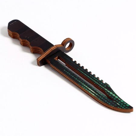 Модель из дерева «Нож», цифры-1