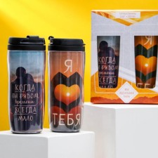 A set of thermostacons “Ideal couple. Sunset 