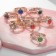 Children's ring "chosen" spark, the color of a mix in gold, dimensionless