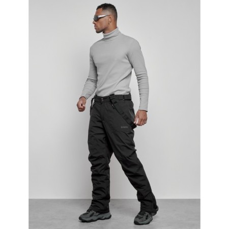 Semi -combinezone ski insulated male winter, size 50, black color-5