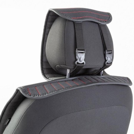 Front seats Car Performance, 2 pcs, alcantara, black-red-3