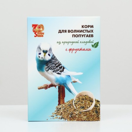Seven Seeds food for wavy parrots, with fruits, 500 g-4