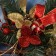 Christmas tree decoration "Flower on the star" 30x30 cm