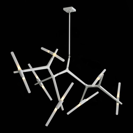 Ceiling Ceiling ST LUCE. SL947.102.14. Laconicita. 14x5 watts, G9, 40x160x73 cm, silver color-16