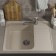 Kitchen carrier made of stone Uperwood UPD-202, 600x480 mm, rectangular, linen color