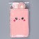 Penal School Soft "Bunny", 21 × 13 cm, plush, pink color