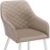 Steve Metal/velor, white/beige 52x68x81 cm
