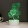 Sensor lamp "Mishutka" LED 7 colors USB/from white batteries
