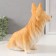 Figure "Puppy Corgi" 23 x 11 x 24 cm.