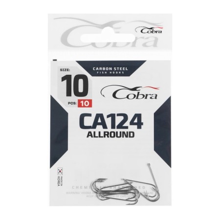 Cobra Allround hooks, series CA124, No. 10, 10 pcs.