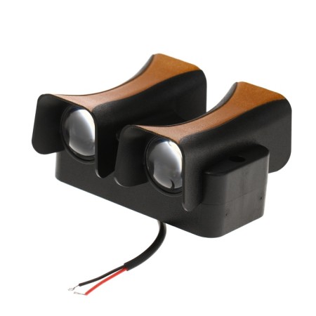 Facade lamp "Elegant", FSD-043, 4 W, 3000K, 2 rays, IP65, 220 V, plastic, black-7