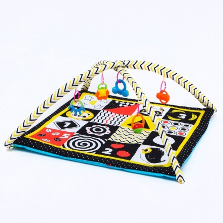 Developing rug with arcs according to the methodology of Glenna Doman, 85x85 cm.-7