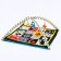 Developing rug with arcs according to the methodology of Glenna Doman, 85x85 cm.