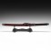 Souvenir weapon "Katana on the stand", black scabbard with a red pattern, 70cm