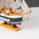 Arkham ship four -masted with white sails, 24*5*23cm