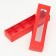 Folding box for 5 sweets, 22 x 5.5 x 3.5 cm, red