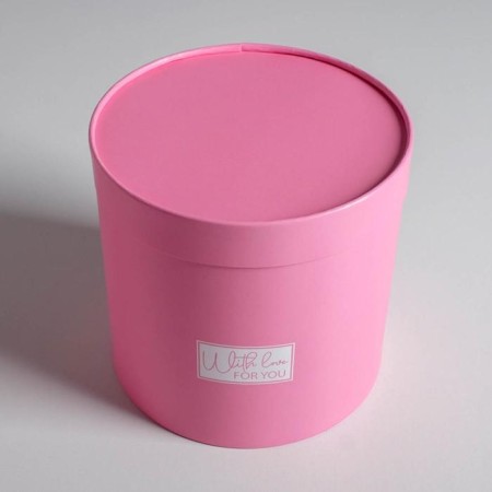 A set of boxes of thin cardboard 4 in 1, gift packaging, “pink”, 12 x 12 - 20 x 20 cm-4
