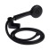 Accoona A71207F bath mixer, single -leaf, pour 300 mm, shower set, black