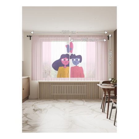Photo "Lovers", size 145x180 cm, 2 pcs-1